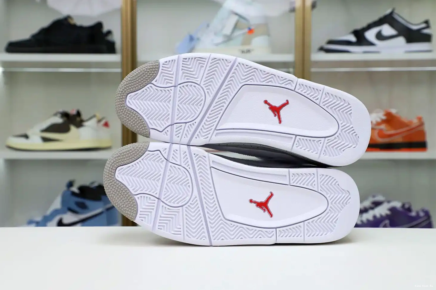 RETRO Kimikick 4 'WHITE OREO' JORDAN AIR 0811